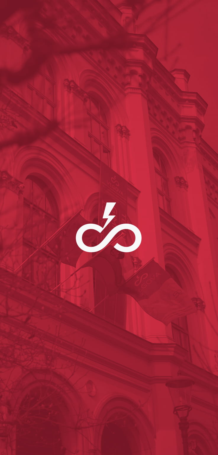 logotip vegove v ozadju stavba vegove šole