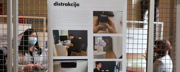 plakat razstave Fotografija v sodobnih kontekstih